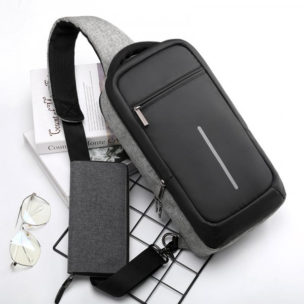 Men's Bags Shoulder Messenger Bag Tide Brand Student School Bag Sports Canvas Chest Bag Male Korean Waist Bag Backpack