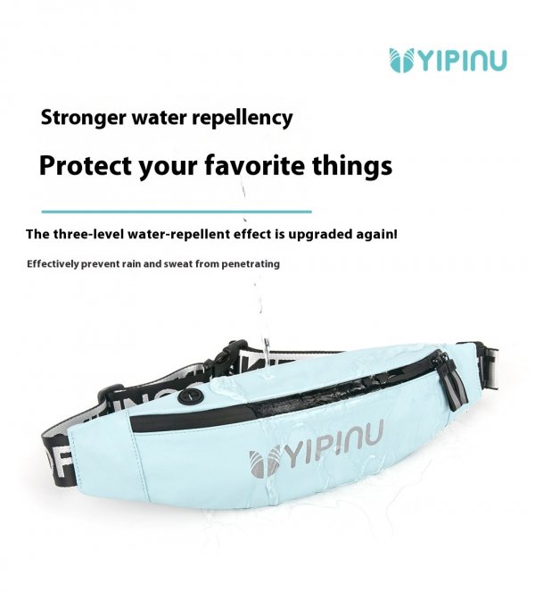 Outdoor Sports Waist Bag Waterproof Personal Reflective Crossbody