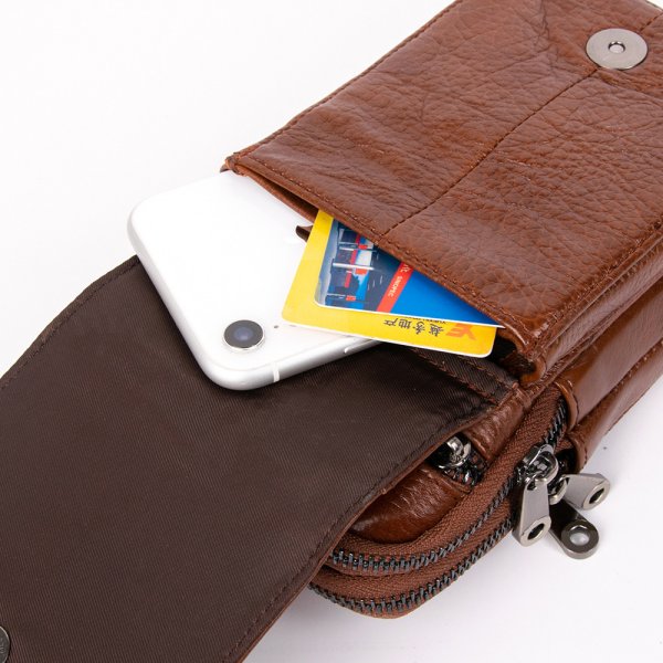 Men's Fashion Simple Solid Color Waist Bag