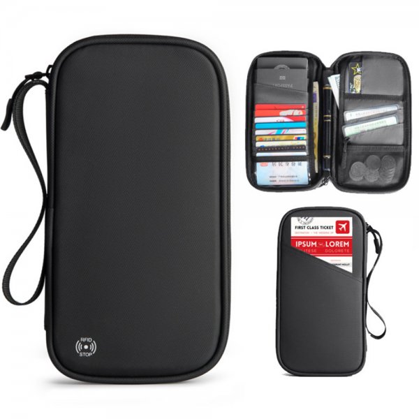 Multifunctional Card Holder  Overseas Travel Passport Holder  RFID Anti-theft Brush  Waterproof Travel Passport Holder